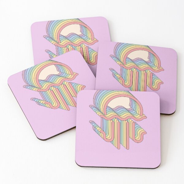 Item preview, Jellyfish Yikes Aesthetic Rainbow Animal Pastel Vintage designed and sold by goodfriendkyle.