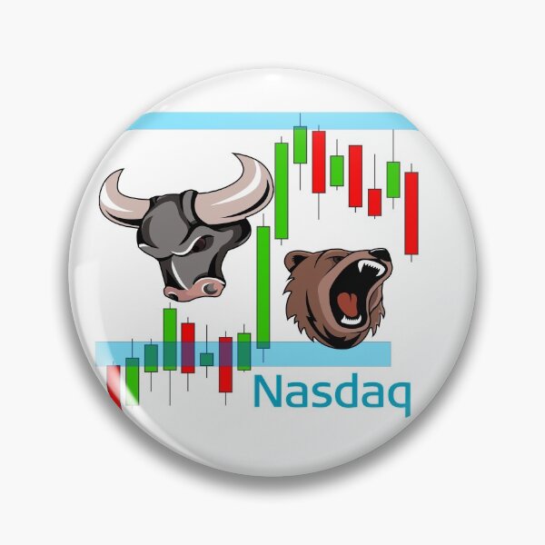 Item preview, Futures Trading Bear vs Bull E-mini Nasdaq NQ designed and sold by I-love-trading.