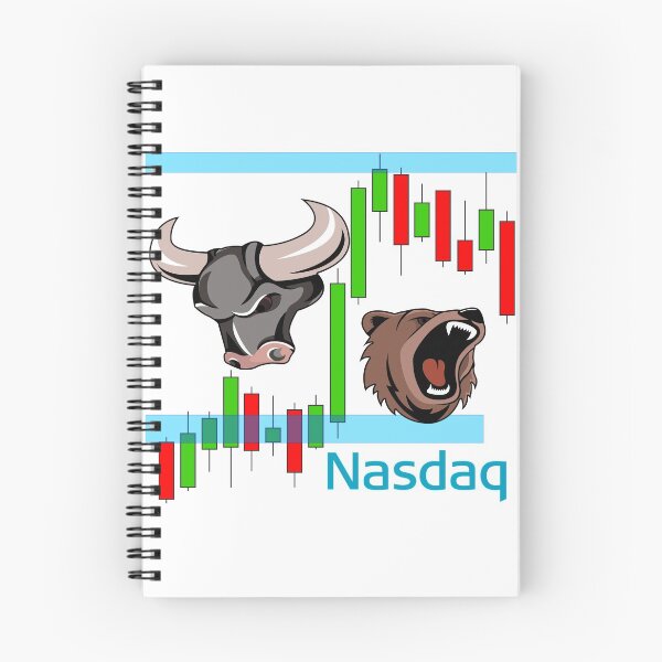 Item preview, Futures Trading Bear vs Bull E-mini Nasdaq NQ designed and sold by I-love-trading.