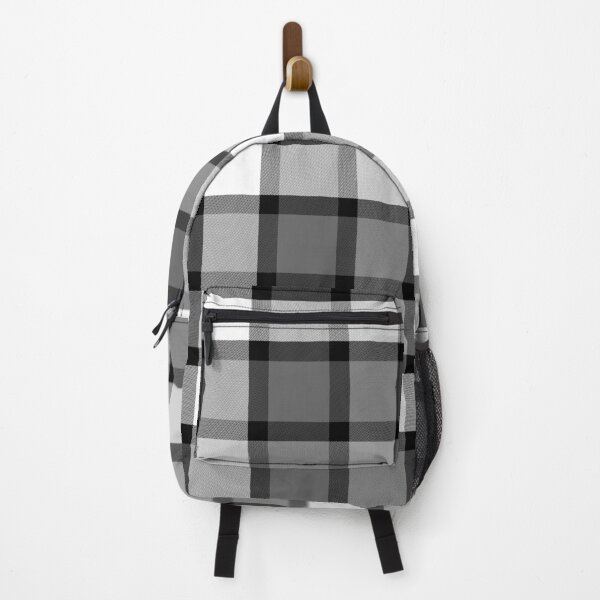 Item preview, Black and white large checkered tartan pattern designed and sold by natalyon.