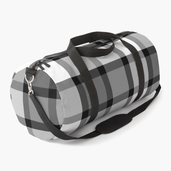 Item preview, Black and white large checkered tartan pattern designed and sold by natalyon.
