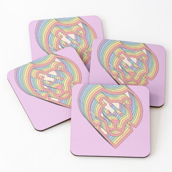 Item preview, Lion Yikes Aesthetic Rainbow Animal Pastel Vintage designed and sold by goodfriendkyle.