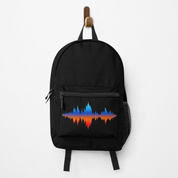 Item preview, Blue and Orange Waveform designed and sold by MaeleaTan.