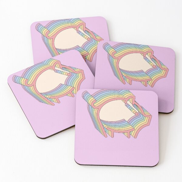 Item preview, Pig Yikes Aesthetic Rainbow Animal Pastel Vintage designed and sold by goodfriendkyle.