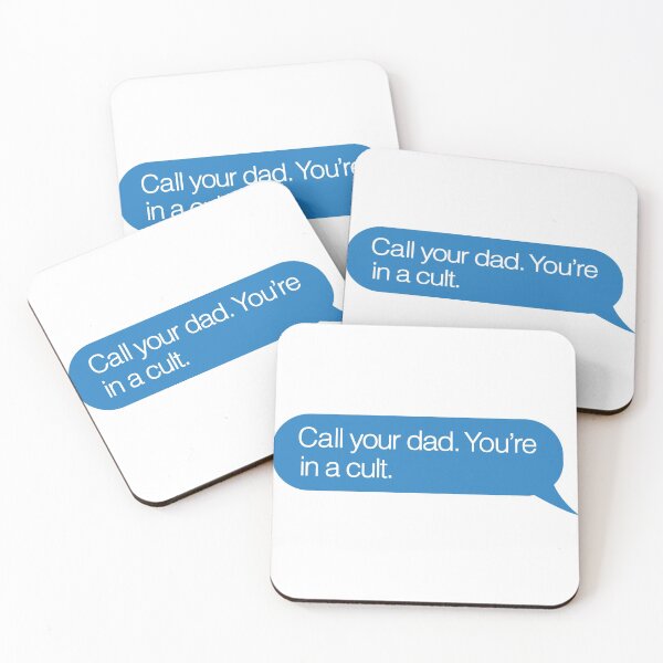 Item preview, Call Your Dad, You're In A Cult My Favorite Murder Quotes, MFM Podcast Karen Kilgariff Georgia Hardstark, Hardkill Band, True Crime Funny Text Bubble Quote Iphone designed and sold by Dazzline Designs.