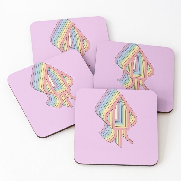 Item preview, Squid Yikes Aesthetic Rainbow Animal Pastel Vintage designed and sold by goodfriendkyle.