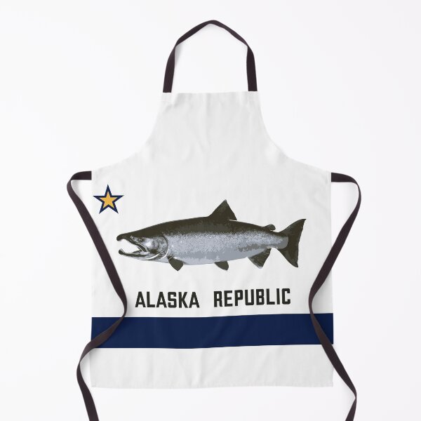 Item preview, Alaska Republic - salmon designed and sold by StateFlags.
