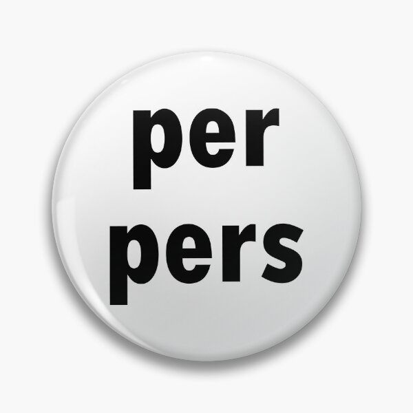 Item preview, Per/Pers Gender Pronoun designed and sold by RoguePixel.