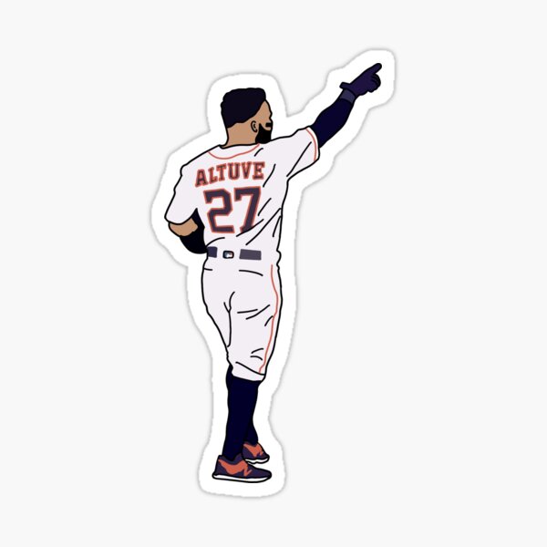 Jose Altuve for Houston Astros: Batting - MLB Removable Wall Decal Large
