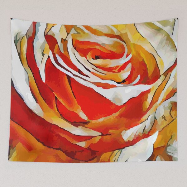 Aperçu de l'œuvre Art abstrait rose créée et vendue par Elenia Design.