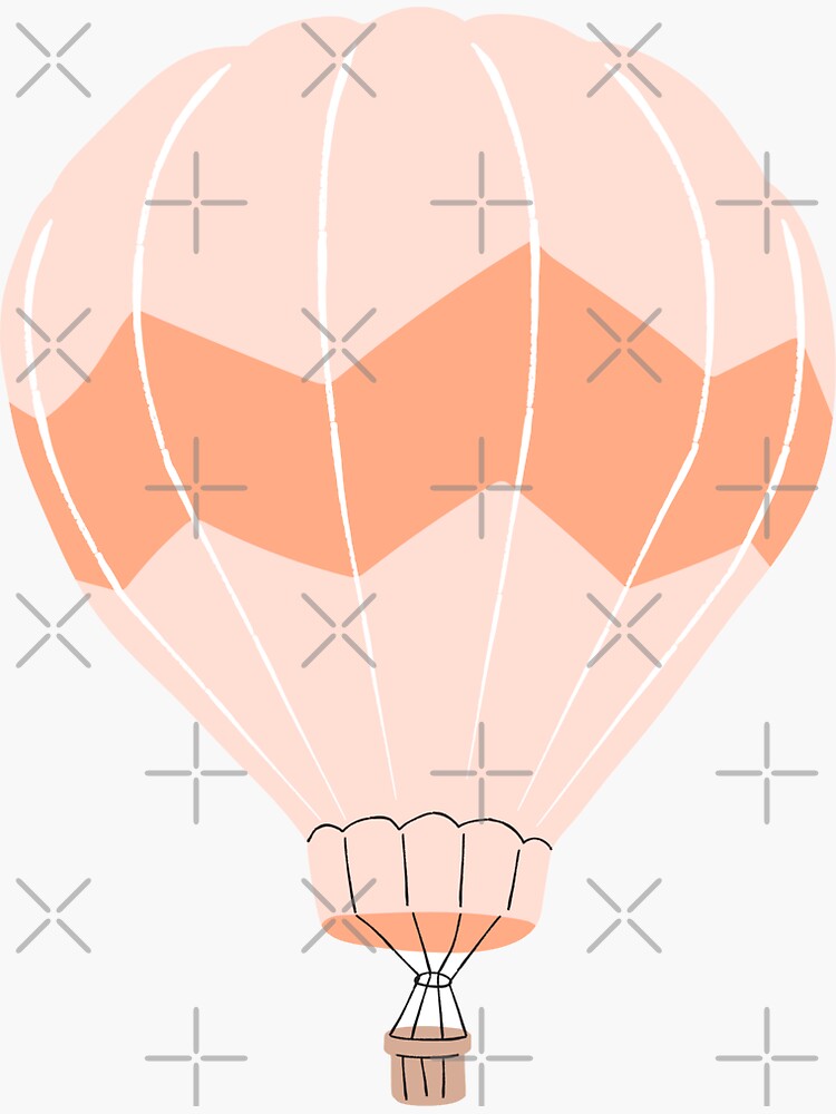 Poppy hot air discount balloon