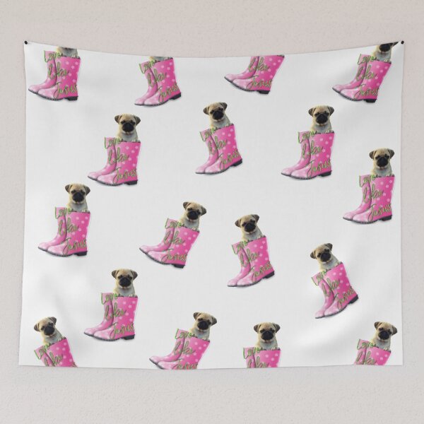 Item preview, Love like Jesus, Christian design, Pug in boots designed and sold by TheKingdomAttic.