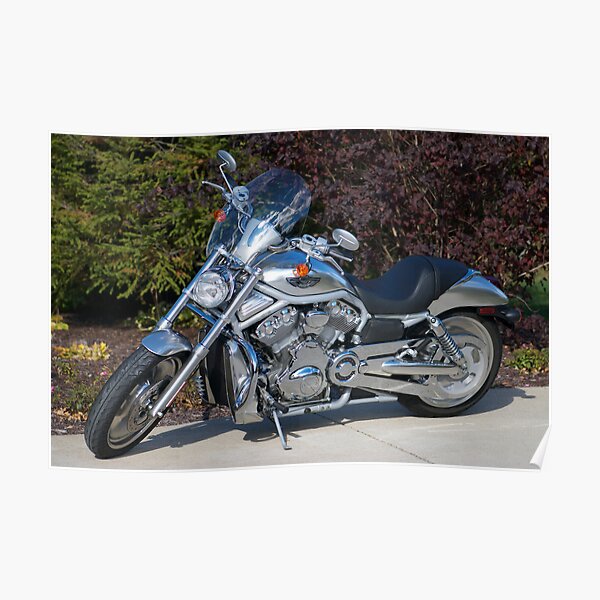 2003 Harley Davidson VRSCA V-Rod 100th Anniversary Motorcycle Poster