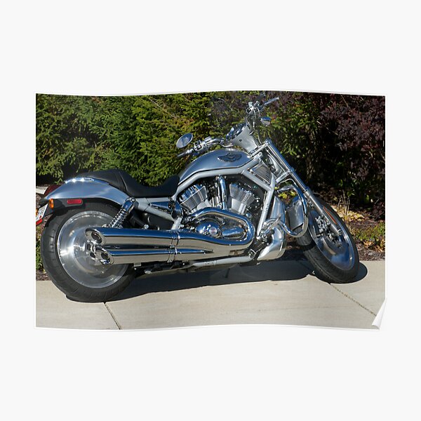 2003 Harley Davidson VRSCA V-Rod 100th Anniversary Motorcycle Poster