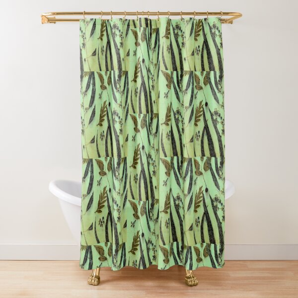 Green Eucalyptus Shower Curtain