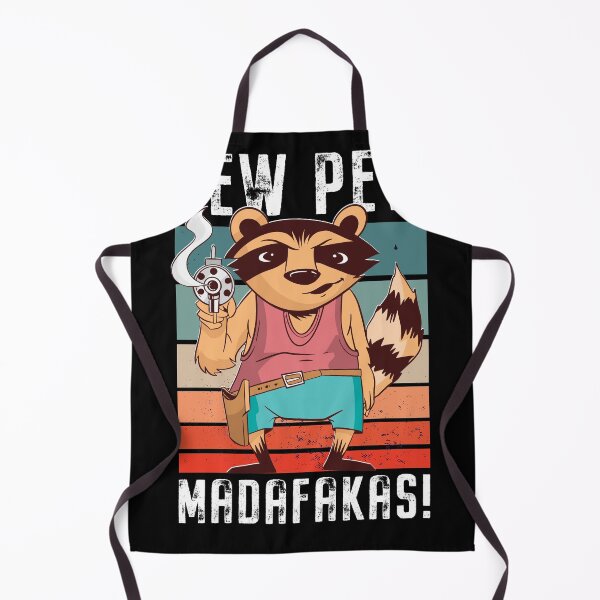 Item preview, Pew Pew Madafakas Raccoon Trend Shirt designed and sold by markusabart.