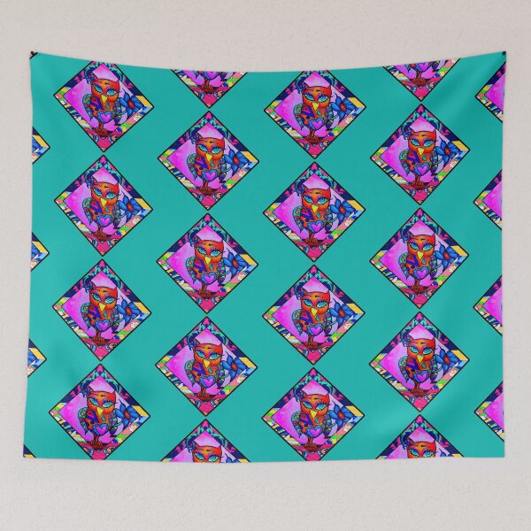 Item preview, Cute Orange Owl Retro Diamond designed and sold by artbyomega.