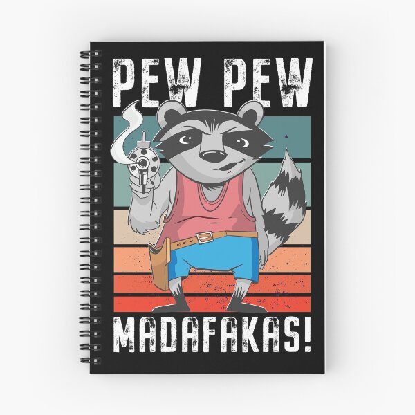 Item preview, Pew Pew Madafakas Raccoon Trend Shirt designed and sold by markusabart.