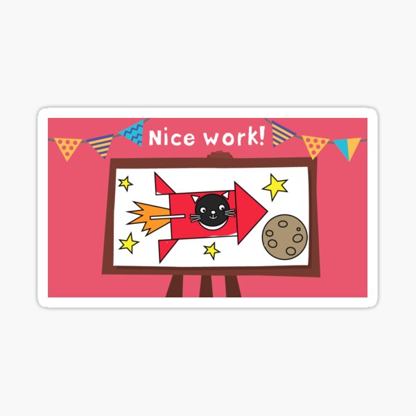 Nice work! Sticker