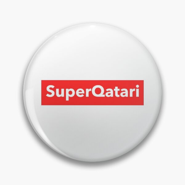 Item preview, Super Qatari Red And White Logo with a Stylish Design تصميم قطري designed and sold by ArabCorner.