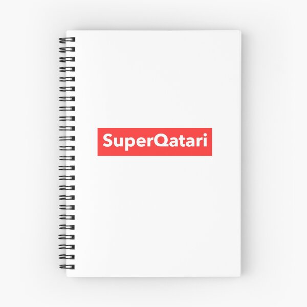 Item preview, Super Qatari Red And White Logo with a Stylish Design تصميم قطري designed and sold by ArabCorner.