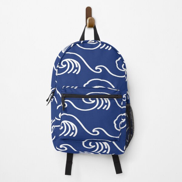 Item preview, Ocean Sashiko Seamless Indigo Dye Pattern designed and sold by dreamiedesire.