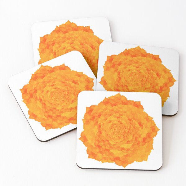 Item preview, Orange Color Purslane Flower Pattern designed and sold by vineeth.
