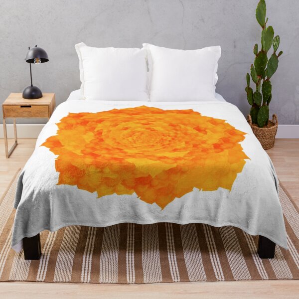 Item preview, Orange Color Purslane Flower Pattern designed and sold by vineeth.
