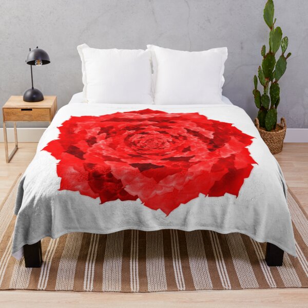 Item preview, Red Color Purslane Flower Pattern designed and sold by vineeth.