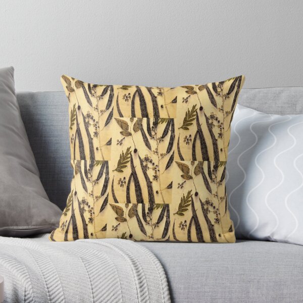 Eucalyptus A Throw Pillow