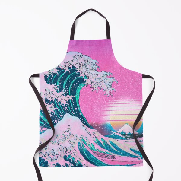 Item preview, Vaporwave Aesthetic Great Wave Off Kanagawa Retro Sunset designed and sold by CoitoCG.