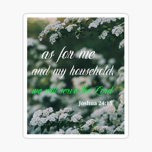 Stickers Sur Le Theme Joshua 24 15 Redbubble