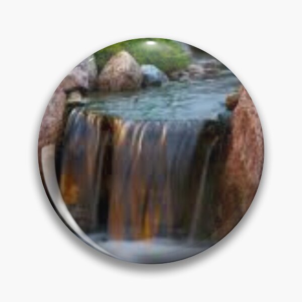 Item preview, blue water flow between stones and weed designed and sold by morrismorgan.