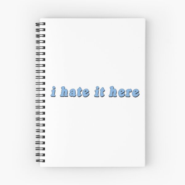 Item preview, i hate it here blue designed and sold by ashxcoffee.