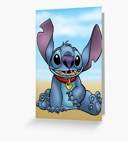 Lilo And Stitch Greeting Cards Redbubble