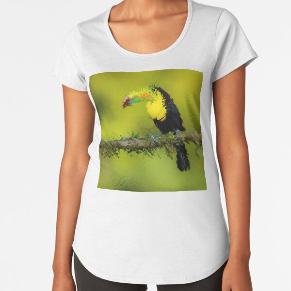 Fractured Spring 5 Premium Scoop T-Shirt