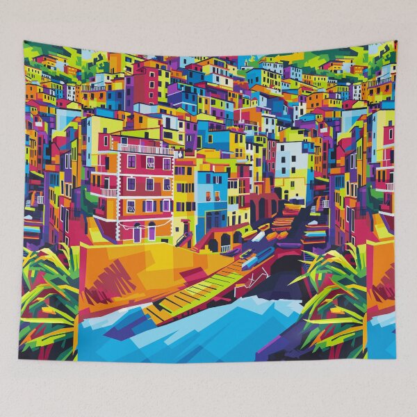 Item preview, Riomaggiore, Cinque terre italy designed and sold by PopartToku.