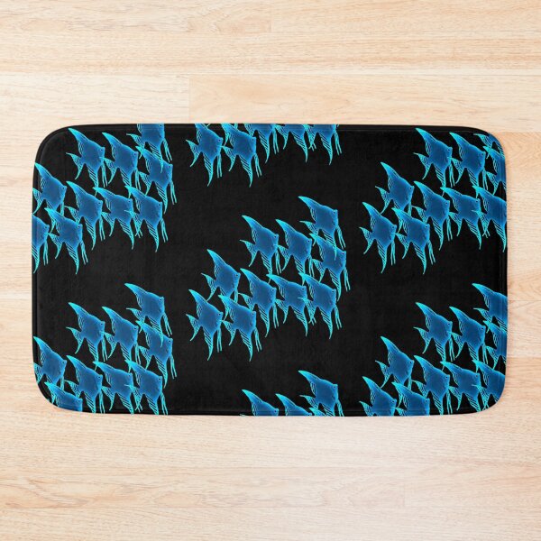 Item preview, Blue Angelfish Scalare clear blue sky designed and sold by Nosnah.