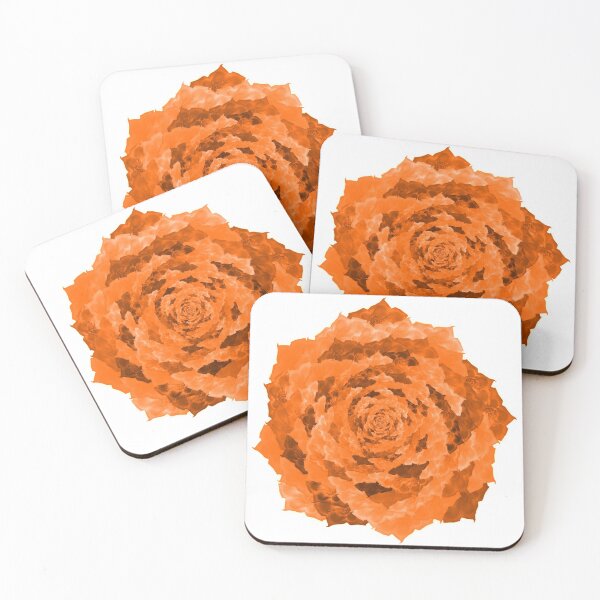Item preview, Vintage Orange Color Purslane Flower Pattern designed and sold by vineeth.