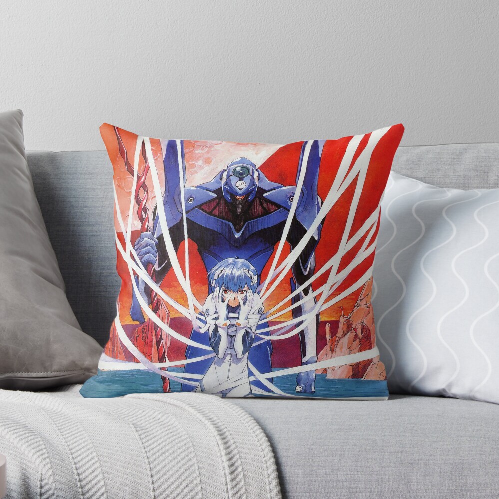 evangelion rei body pillow