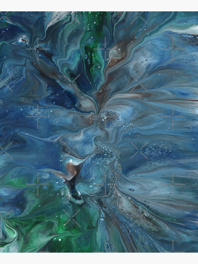 Crosscurrent: ocean river fluid art by kerravonsen
