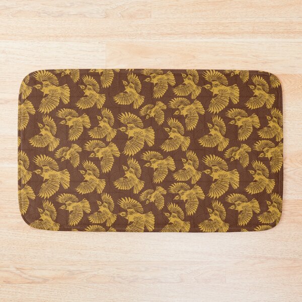 Item preview, New Zealand Tui Bird - Brown and Yellow designed and sold by lolomastudio.