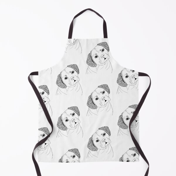 Item preview, Puggle Dog | Zentangle Artwork | Black and white | pattern designed and sold by hayleylauren.