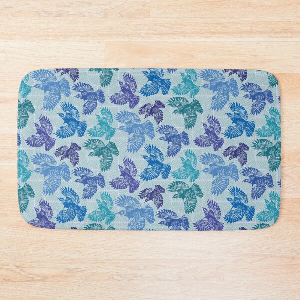 Item preview, New Zealand Tui Bird - Blues designed and sold by lolomastudio.