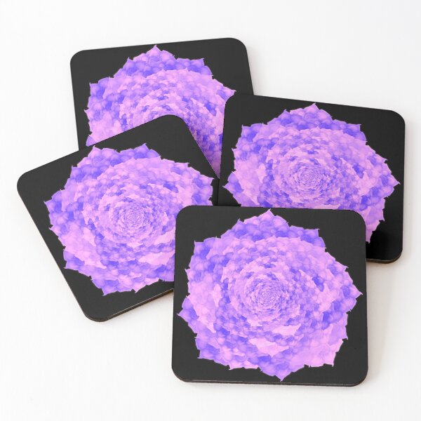 Item preview, Purple And White Color Purslane Flower Pattern designed and sold by vineeth.