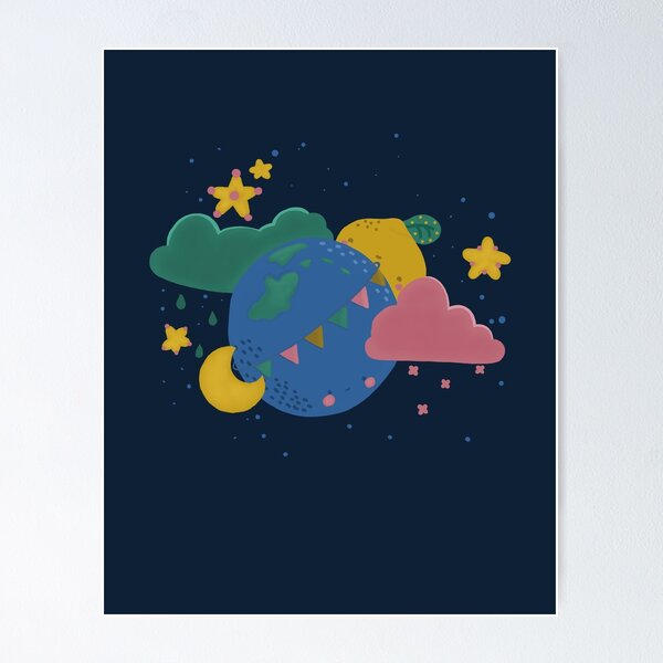 Item preview, muted planet designed and sold by Lunilume.