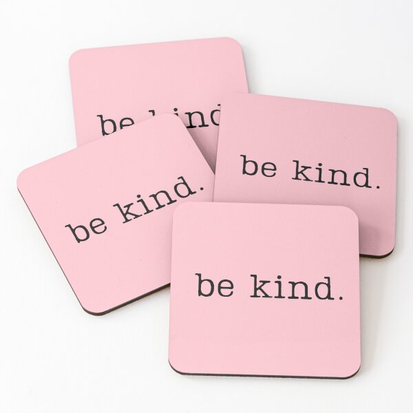 Item preview, be kind pink aesthetic designed and sold by The Little Wood Cottage.