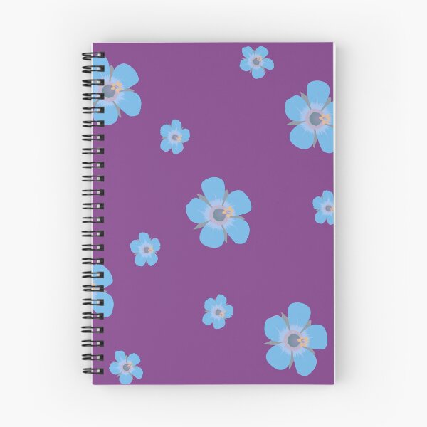 Item preview, Light Blue Flower Petals Pattern Pink Magenta Background designed and sold by AmbroseAnn.