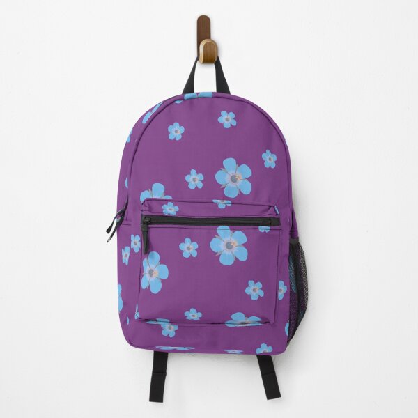 Item preview, Light Blue Flower Petals Pattern Pink Magenta Background designed and sold by AmbroseAnn.