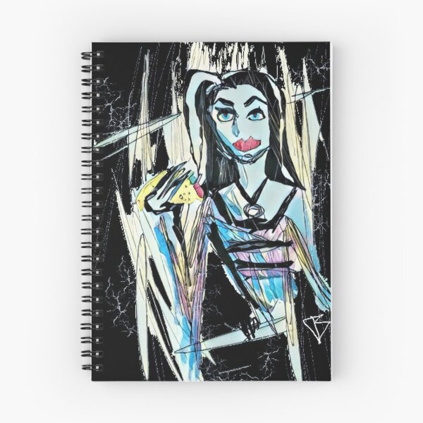 Item preview, Lily Munster Eating Tacos designed and sold by BansheeMilk.